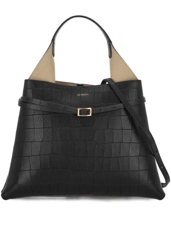 26SS 리프로젝트 토트백 TOTCLAMIB1SOCR BLACK Black