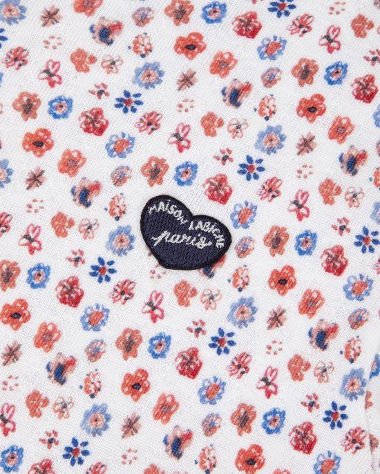 26SS 메종 라비쉬 반팔 티셔츠 ZWFOLIESFLOWERP OFF WHITE - MAISON LABICHE