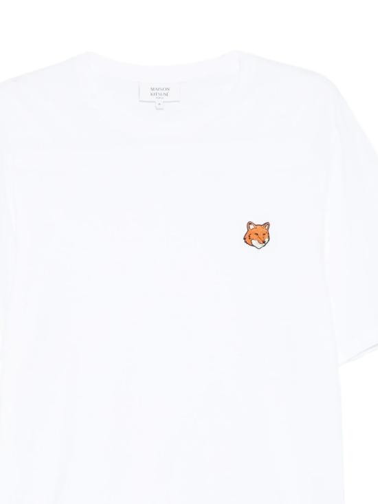 26SS 메종키츠네 폭스 헤드 레귤러 티셔츠 PM00107KJ7026 P100 White - MAISON KITSUNE