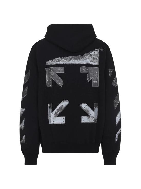 26SS 오프화이트 후드 티셔츠 44MBB085S26F001 Black - OFF WHITE