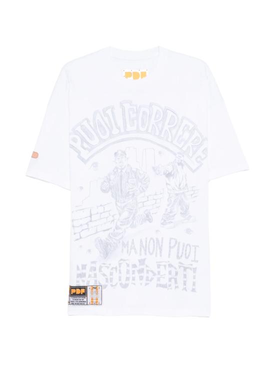 26SS 피디에프 반팔 티셔츠 DFM54029TF112PIGTE WHITE White