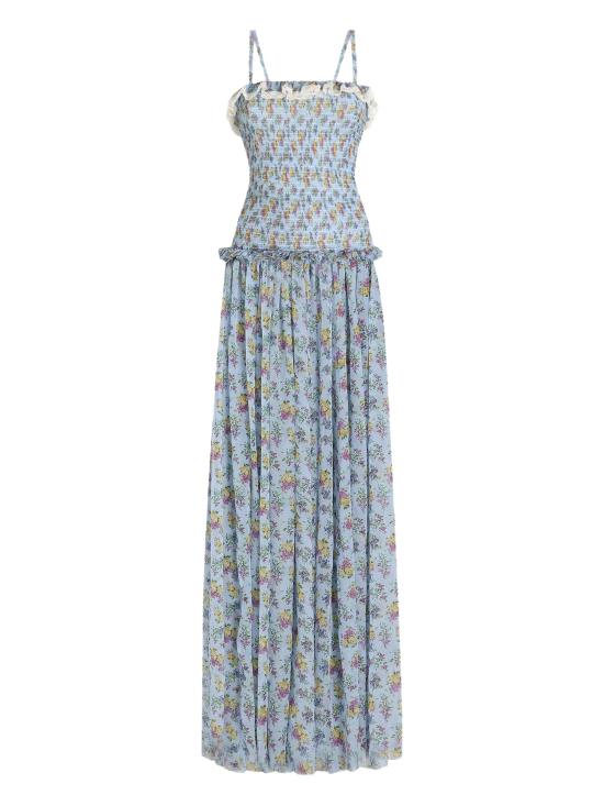 26SS 돌체앤가바나 롱 원피스 F612DT IS10CHC5XL FIORELLINI CELESTI