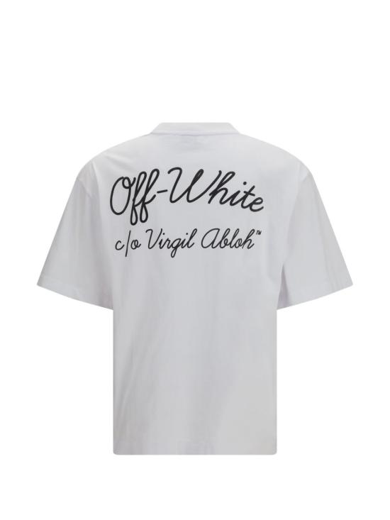 26SS 오프화이트 반팔 티셔츠 44MAA120S26J01D 100 White - OFF WHITE