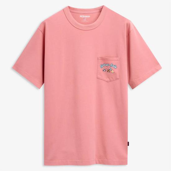26SS 세바고 반팔 티셔츠 75121TW WDF PINK LOBSTER