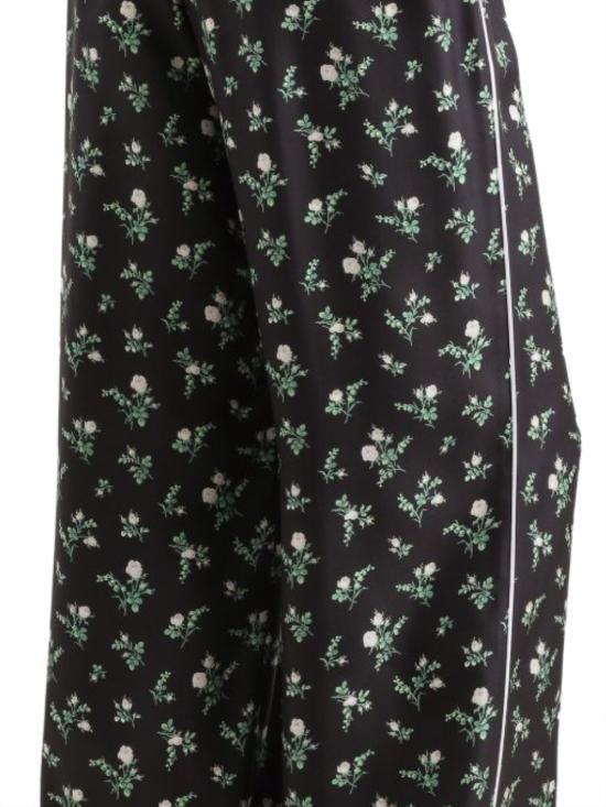 26SS 돌체앤가바나 로지&릴리 오브 베일리 프린트 트윌 배니티 트라우저 FTDKTT IS13GHX6CB - DOLCE & GABBANA