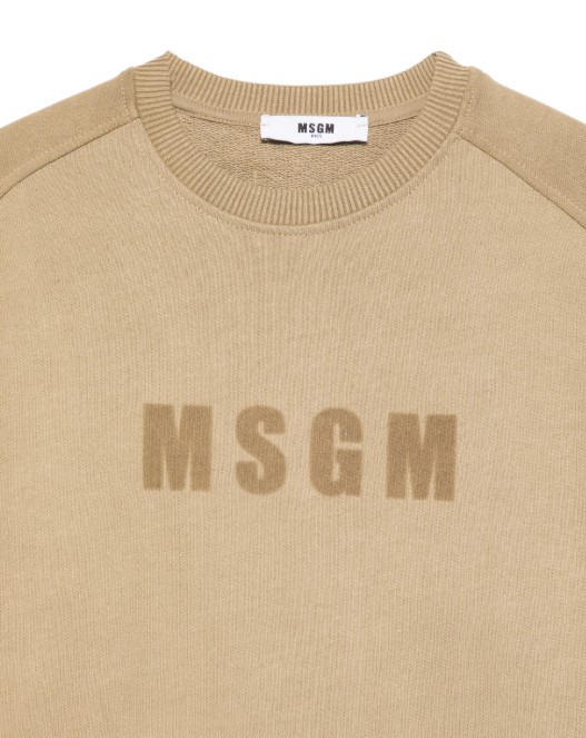 26SS [키즈] 엠에스지엠 티셔츠 S6MSJUSW153 094 Fango mud - MSGM