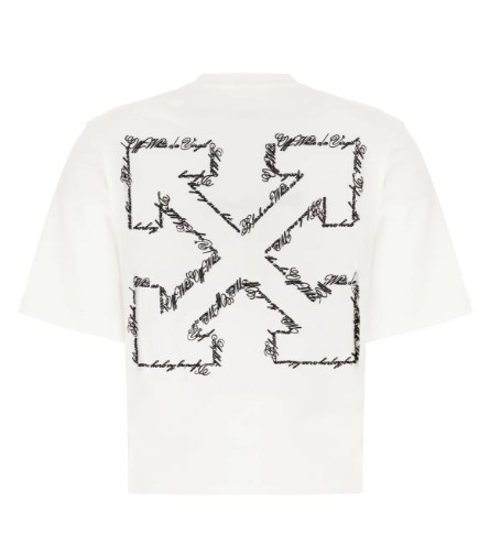26SS 오프화이트 반팔 티셔츠 2AA090S26JER003 W102 White - OFF WHITE