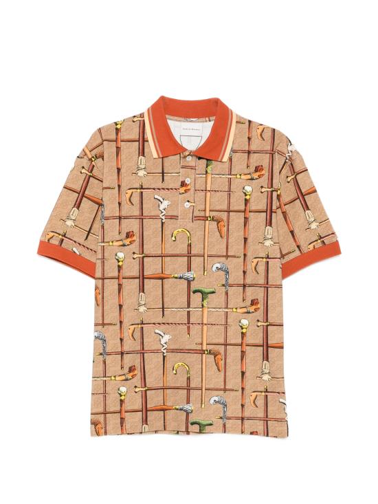 26SS 드롤드무슈 폴로 티셔츠 KPL175CO264 DBG Dark Beige