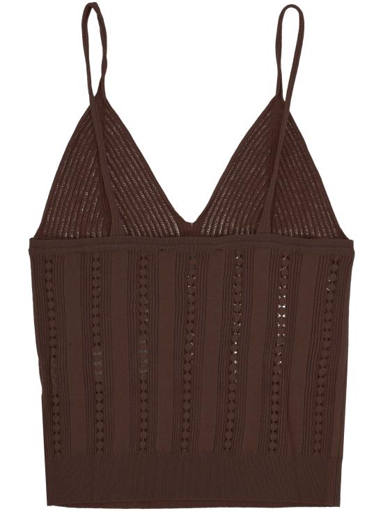 26SS 블루마린 민소매 티셔츠 P622M689A N0517 TOFFEE BROWN - BLUMARINE