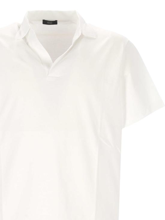 26SS 호시오 폴로 티셔츠 IUS26207J60 08 Bianco - HOSIO