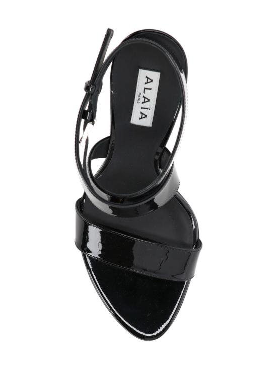 26SS 알라이아 샌들 AA3S2016I037 999 Black - ALAIA