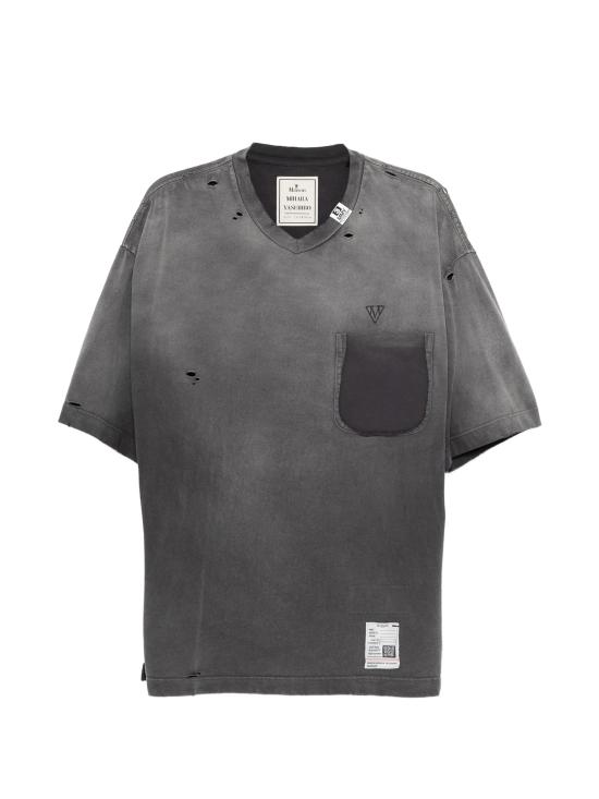26SS 메종 미하라 야스히로 반팔 티셔츠 J16TS802 BLACK