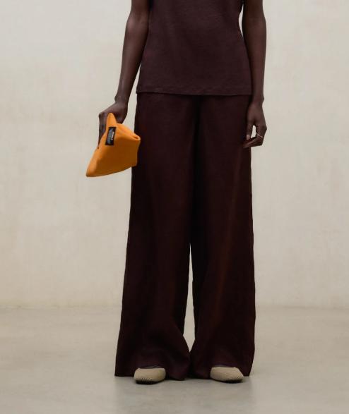 26SS 에콜프 스트레이트 팬츠 MCWGAPAMOSSI0710S26 538 Cocoa - ECOALF