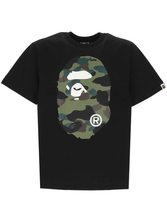 26SS 베이프 반팔 티셔츠 001TEM301015M BKXGR BLACK X GREEN