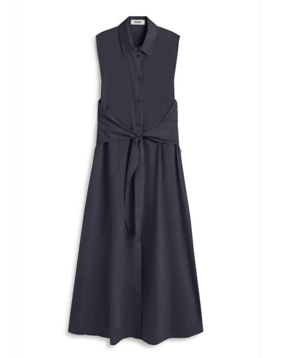 26SS 에콜프 미디 원피스 MCWGADRCHIAR0175S26 164 Dark navy