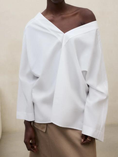 26SS 에콜프 셔츠 MCWGASRPIA000175S26 White - ECOALF