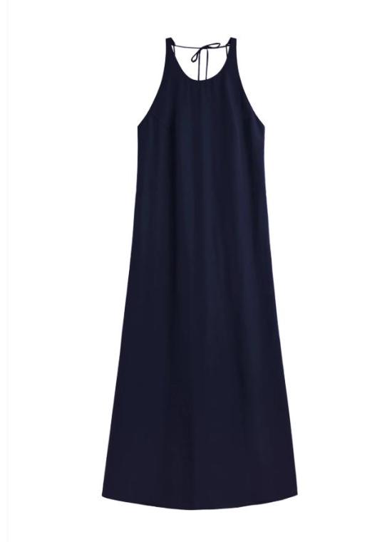 26SS 에콜프 미디 원피스 MCWGADRCROME0344S26 164 Dark navy