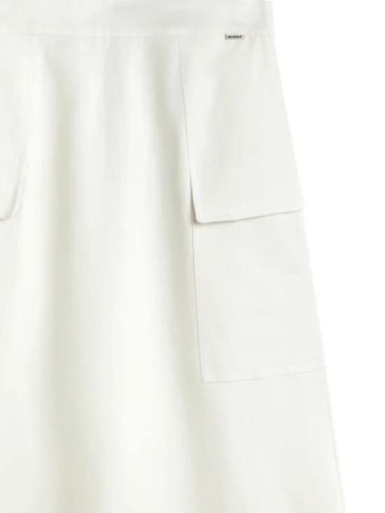 26SS 에콜프 미디 스커트 MCWGASKJOYSK0158S26 998 Raw - ECOALF