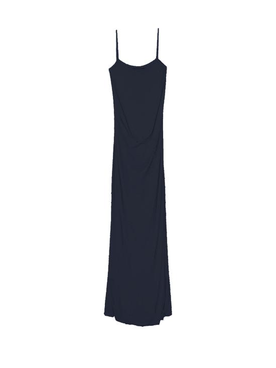 26SS 자크뮈스 미디 원피스 DRW00813AK00317 390 Dark navy - JACQUEMUS