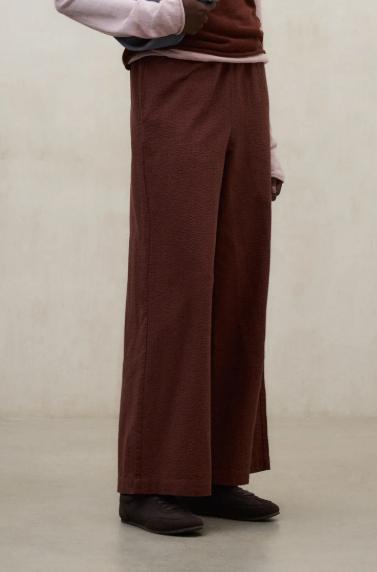26SS 에콜프 스트레이트 팬츠 MCWGAPAMOSS00146S26 117 Ebony - ECOALF