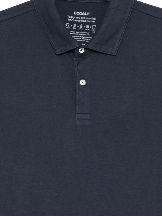 26SS 에콜프 폴로 티셔츠 MCMGAPOTHEO00831S26 161 Deep navy - ECOALF