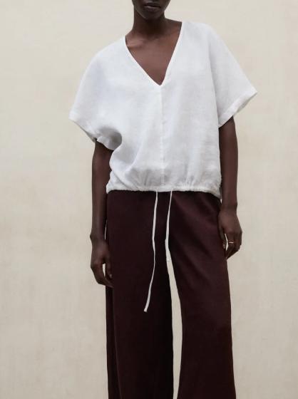 26SS 에콜프 셔츠 MCWGASRDORAS0710S26 000 White - ECOALF