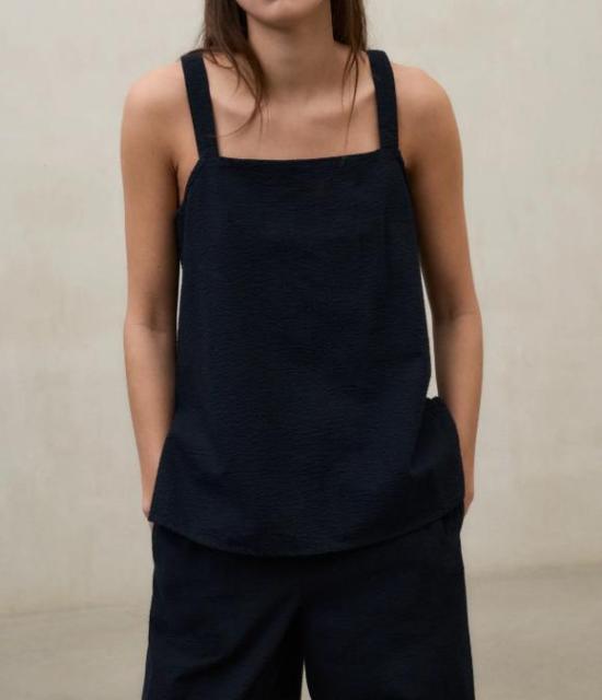 26SS 에콜프 셔츠 MCWGASRARIAS0146S26 164 Dark navy - ECOALF