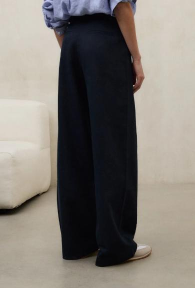 26SS 에콜프 스트레이트 팬츠 MCWGAPAMIEL00158S26 164 Dark navy - ECOALF