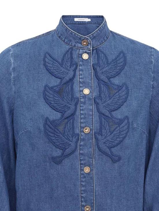 26SS 짐머만 셔츠 8761TS26R BABLU Bay blue - ZIMMERMANN