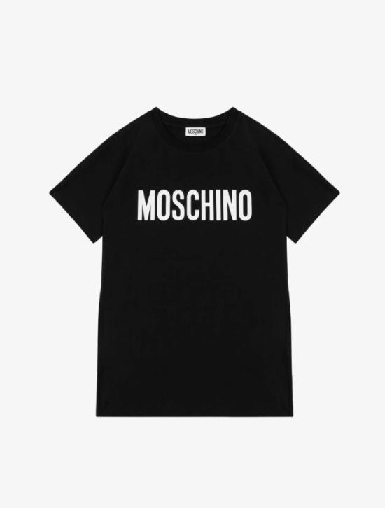 26SS [키즈] 모스키노 원피스 HDV0I1LBA10 60100 Nero black