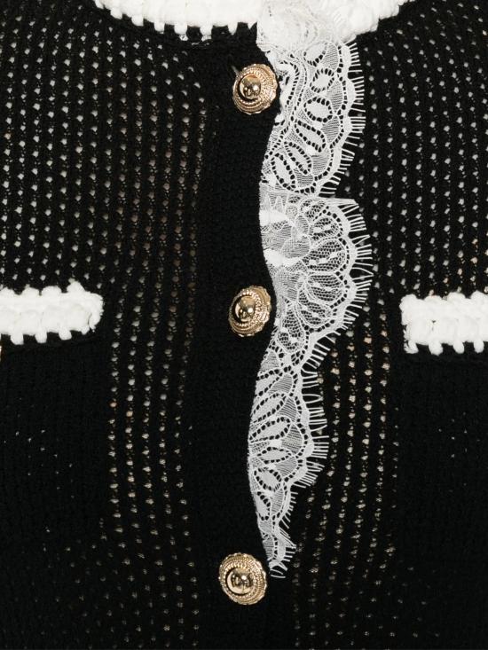 26SS 셀프 포트레이트 미디 원피스 SS26 051MB BLACK - SELF PORTRAIT