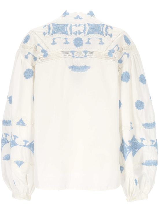 26SS 에르마노 설비노 셔츠 D482K728APWGF 10602 Snow white - ERMANNO SCERVINO