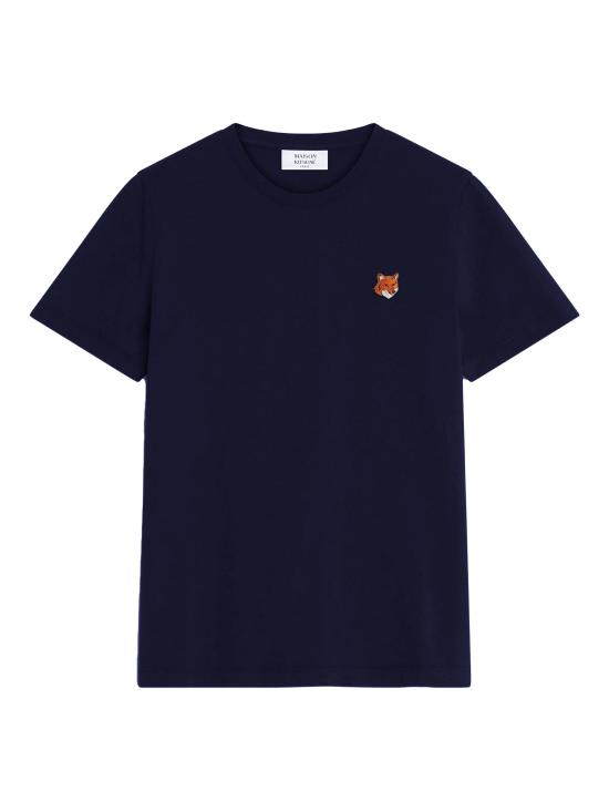 26SS 메종키츠네 폭스 헤드 레귤러 폴로 티셔츠 PW00113KJ7026 0413 Classic navy