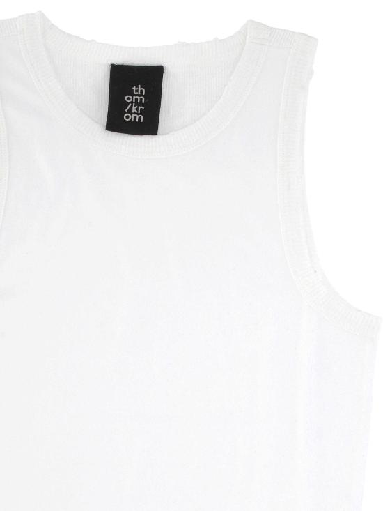26SS 톰크롬 민소매 티셔츠 WTS61703 OFF WHITE Beige - THOM KROM
