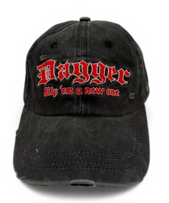 26SS 대거 모자 30009 D B DISTRESSED BLACK