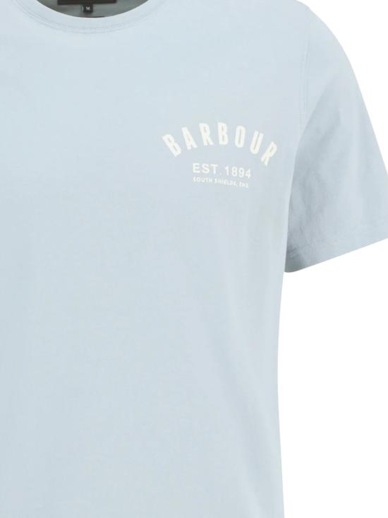 26SS 바버 반팔 티셔츠 MTS0502 MTSBU21 BLUE HAZE - BARBOUR