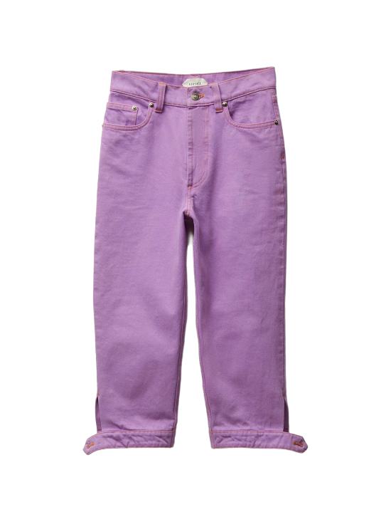 26SS 베르사체 스트레이트 팬츠 1023741 1A178711DB20 LILAC ARCH