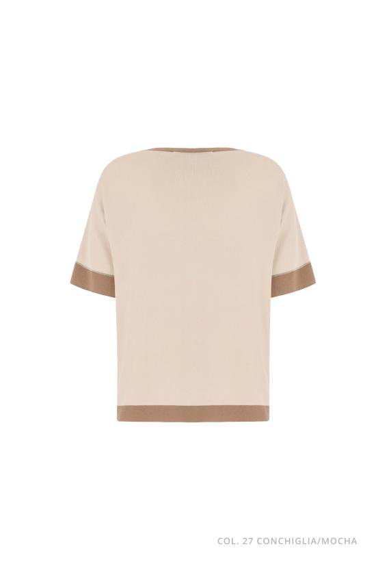26SS 디익스테리어 반팔 티셔츠 62012 27C M CONCHIGLIA MOCHA - D. EXTERIOR