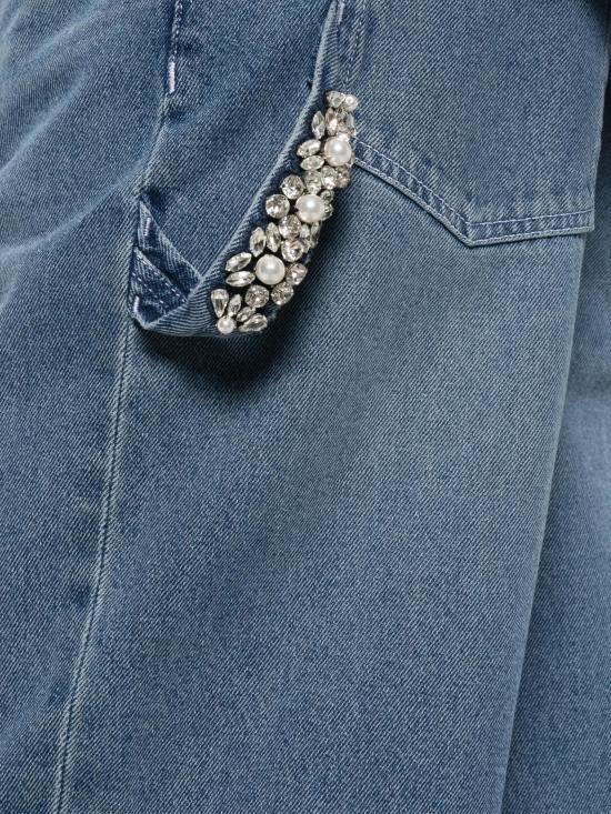 26SS 시몬로샤 데님 팬츠 4189B 1231INDIGO PEARL CLEAR - SIMONE ROCHA