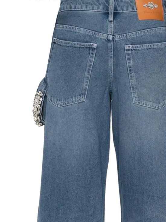 26SS 시몬로샤 데님 팬츠 4189B 1231INDIGO PEARL CLEAR - SIMONE ROCHA