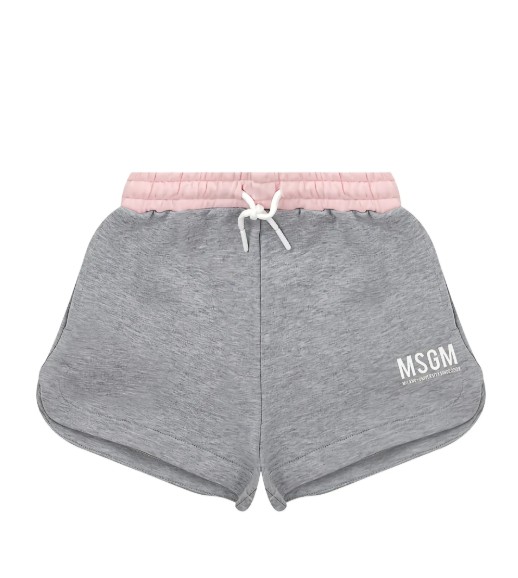 26SS [키즈] 엠에스지엠 쇼츠/버뮤다 S6MSJGSH021 271 02 Grigio mel medio fairy pink