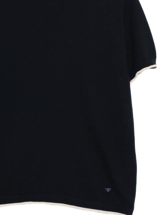 26SS 엠포리오 아르마니 스웨터 EM005529 AF25257FB167 NAVY WAFFLE - EMPORIO ARMANI