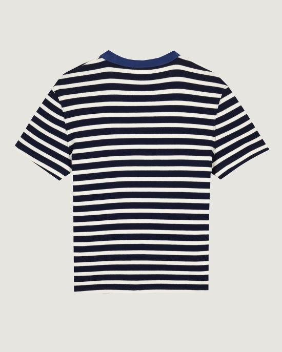 26SS 메종 라비쉬 반팔 티셔츠 ZWPERSCOEUR IVORY ULTRAMARINE - MAISON LABICHE
