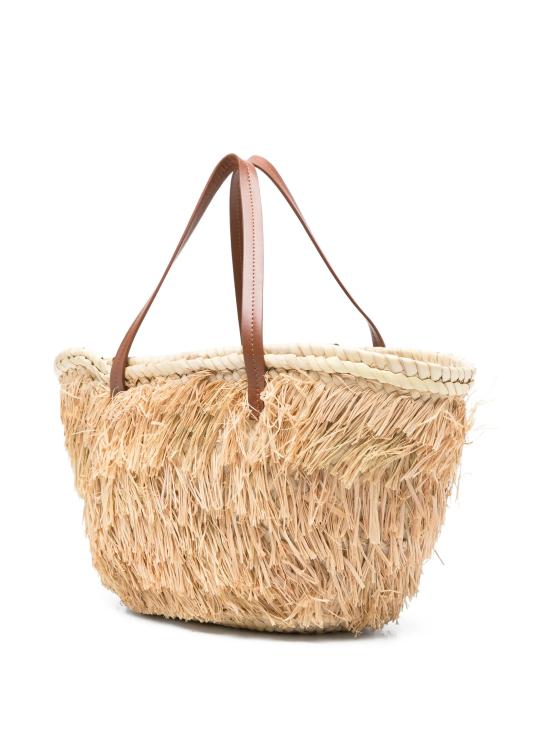 26SS 루슬란바진스키 토트백 TOT036 STR50LNSTFLTLNATURAL STRAW - RUSLAN BAGINSKIY