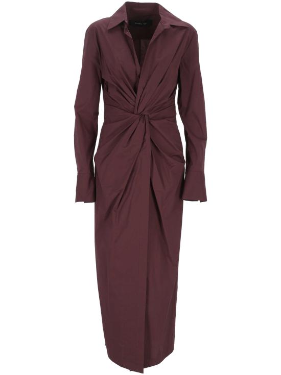 26SS 페데리카 토시 미디 원피스 41218400 Dark Violet