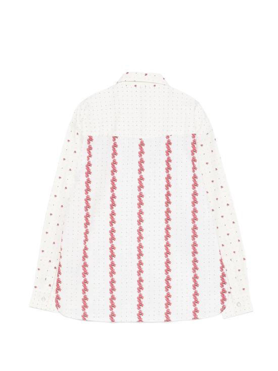 26SS 메종 라비쉬 셔츠 ZWMONSELETFLOW FLOWERS PATCH PRINT - MAISON LABICHE