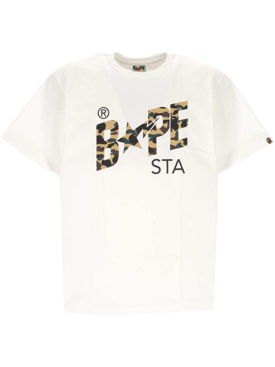 26SS 베이프 반팔 티셔츠 001TEM301017M WHITE White