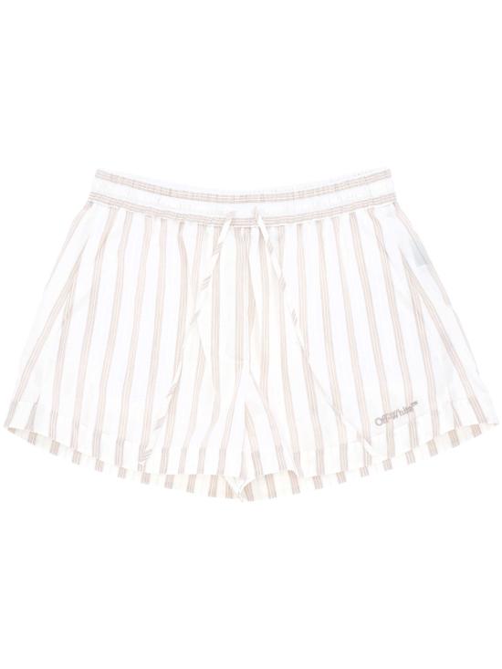 26SS 오프화이트 숏팬츠 2CB05JS26FAB001 W142 WHITE ASPARAGUS TABACCO