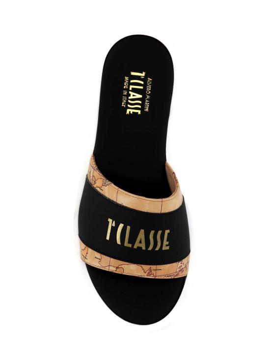 26SS 알비에로 마르티니 뮬/슬리퍼 1513 96360001 Black - ALVIERO MARTINI