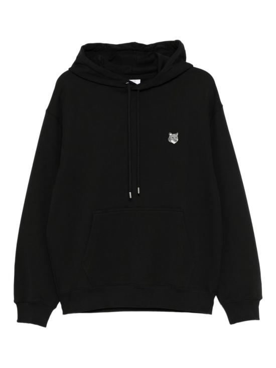 26SS 메종키츠네 폭스 헤드 컴포트 후드 PM00703KM0341 P199 Black